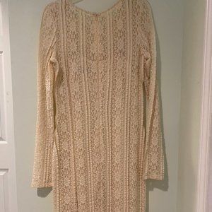 Cream lace dress